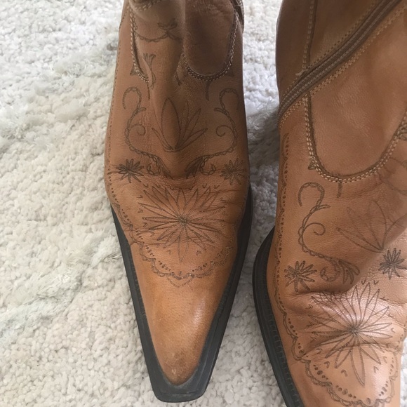 Colin Stuart Leather Cowboy Boots - Picture 2 of 5